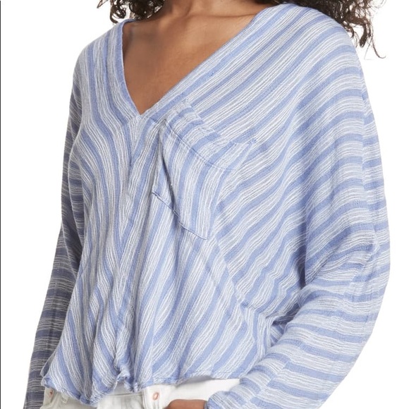 Free People Morning Stripe Dolman Top - Picture 4 of 9